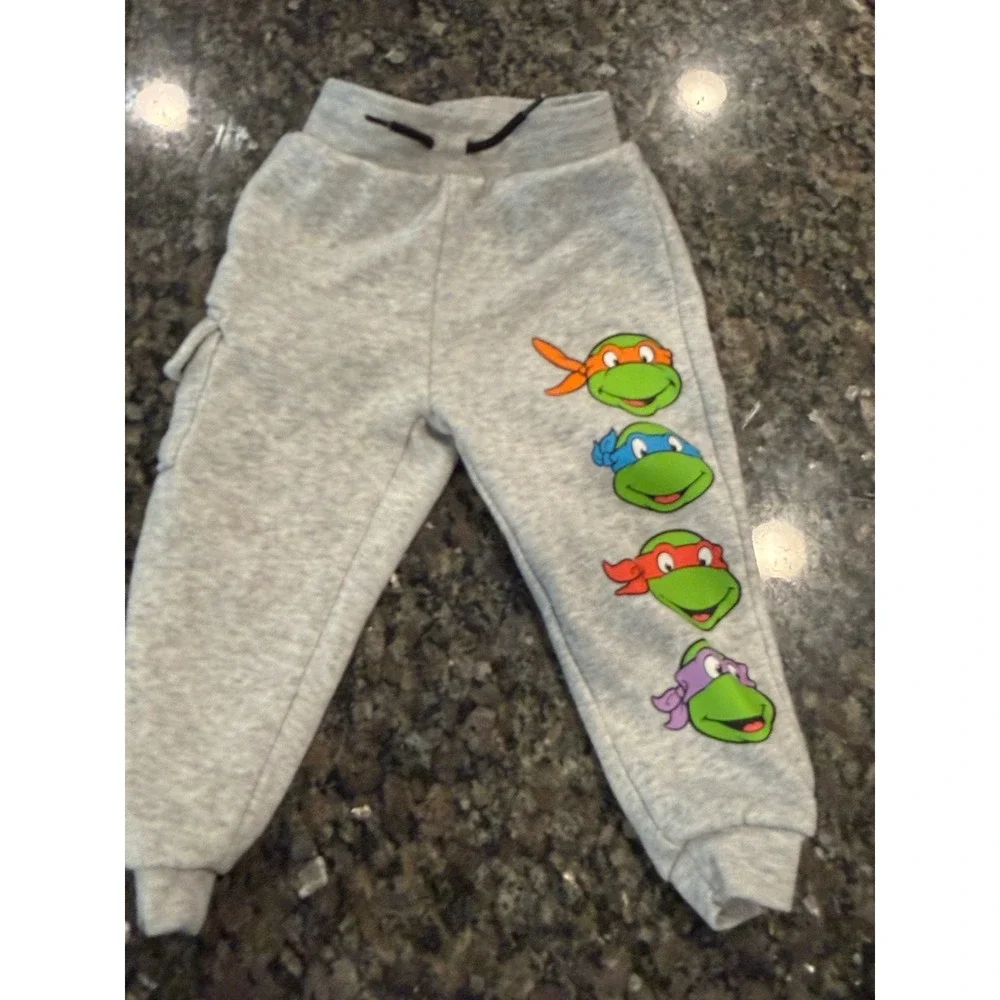 Nickelodeon TMNT Hoodie and Jogger Set Kids 18M Gray